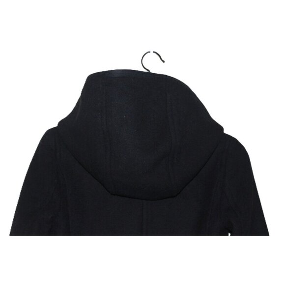 ARITZIA Wilfred Belted/Hooded Borda Coat with Wool & Cashmere, Black - Size XXS - Picture 7 of 16